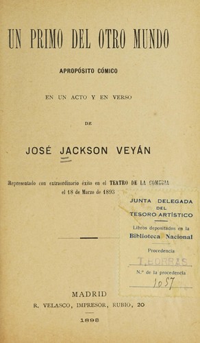 Cover for Un primo del otro mundo
