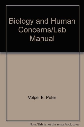 Cover for Lab Manual to accompany Biology and Human Concerns
