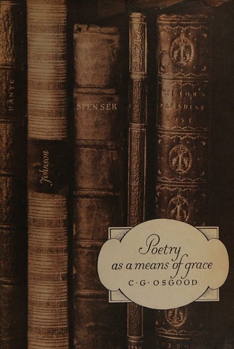 Cover for Poetry as a means of grace