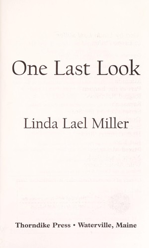 Cover for One last look
