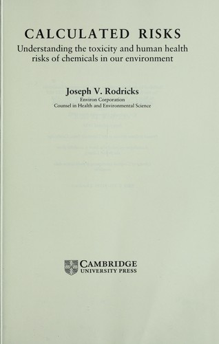 Cover for Calculated risks