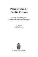 Cover for Private Vices-Public Virtues