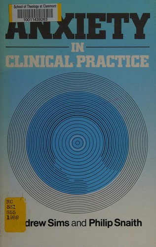 Cover for Anxiety in clinical practice