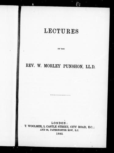 Cover for Lectures
