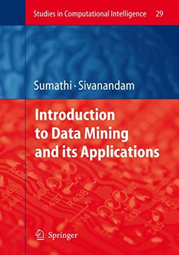 Cover for Introduction to Data Mining and its Applications