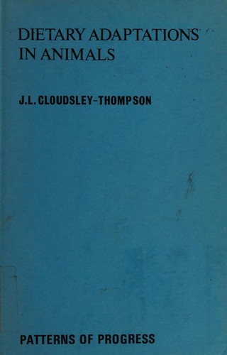 Cover for Dietary Adaptations in Animals (Patterns of Progress)