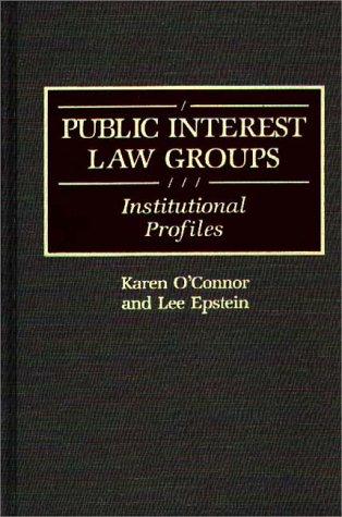 Cover for Public interest law groups