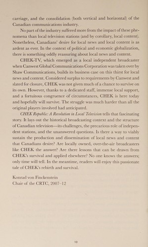 Cover for CHEK republic