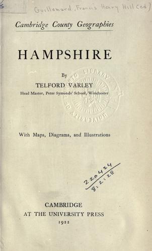 Cover for Hampshire.