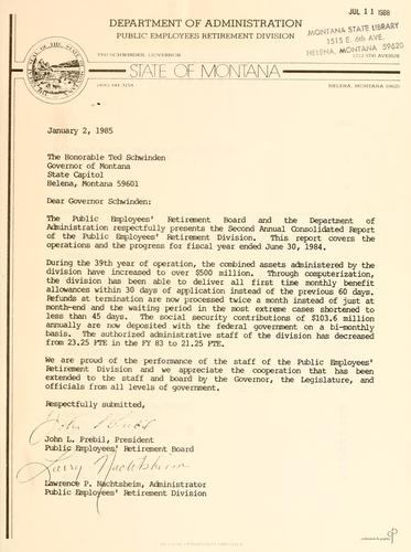 Cover for Annual financial report