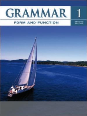 Cover for Grammar Form And Function