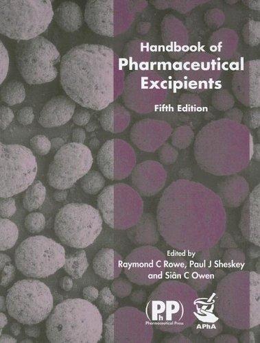 Cover for Handbook of pharmaceutical excipients.