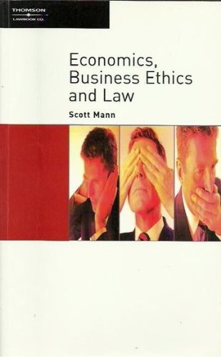 Cover for Economics, business ethics and law