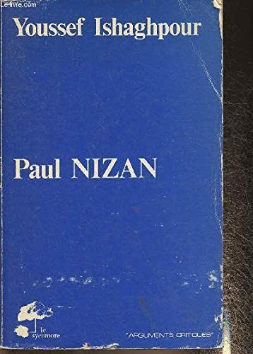 Cover for Paul Nizan