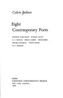 Cover for Eight contemporary poets