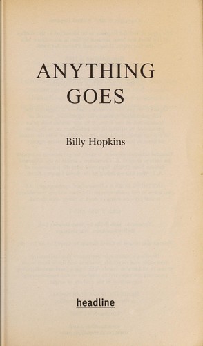Cover for Anything goes