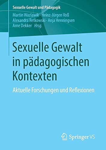 Cover for Sexuelle Gewalt in pädagogischen Kontexten