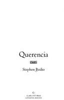 Cover for Querencia