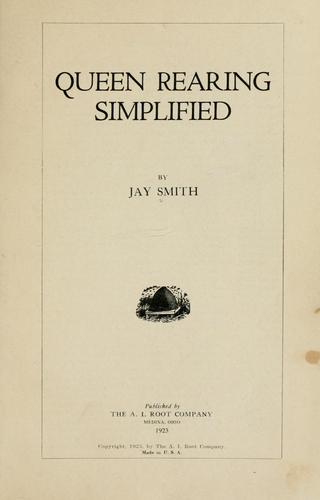 Cover for Queen rearing simplified
