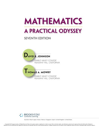 Cover for Mathematics