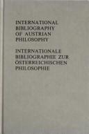 Cover for International Bibliography of Austrian Philosophy (Two Volume Set)