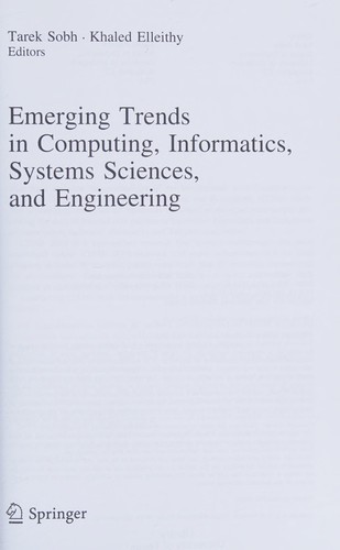Cover for Emerging Trends in Computing, Informatics, Systems Sciences, and Engineering