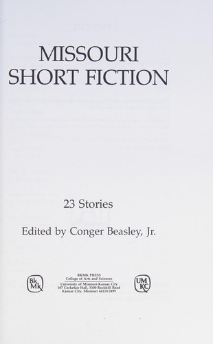 Cover for Missouri short fiction