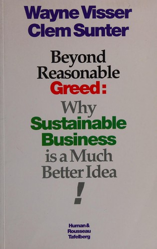Cover for Beyond reasonable greed