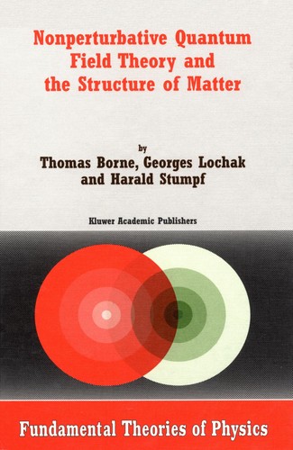 Cover for Nonperturbative quantum field theory and the structure of matter