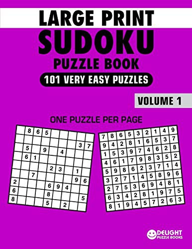 Cover for Large Print Sudoku Puzzle Book Very Easy