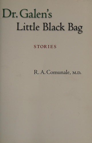 Cover for Dr. Galen's little black bag