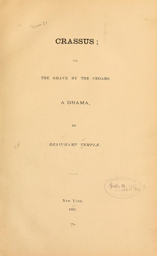 Cover for Crassus