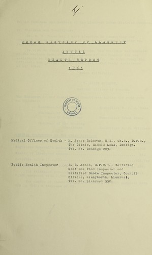 Cover for [Report 1963]
