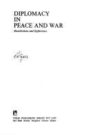 Cover for Diplomacy in peace and war