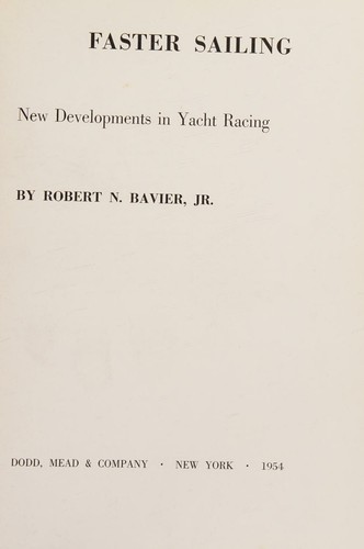 Cover for Faster sailing