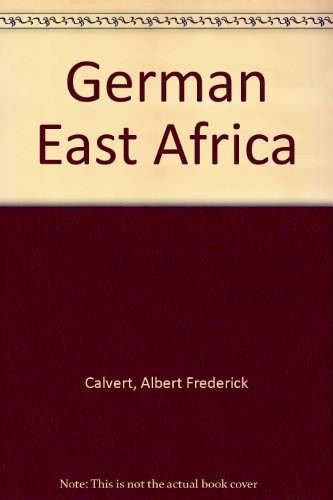 Cover for German East Africa.