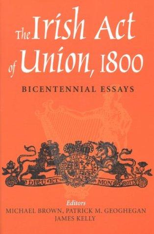 Cover for The Irish Act of Union 1800