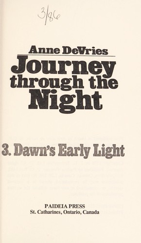 Cover for Dawn's early light