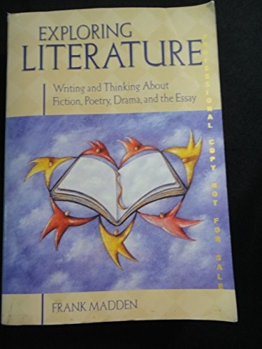 Cover for Exploring Literature 1e, Professional Copy, ISBN: 032101183