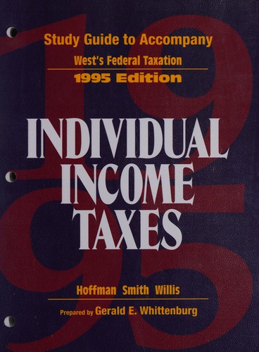 Cover for Study guide to accompany West's federal taxation