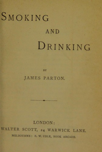 Cover for Smoking and drinking