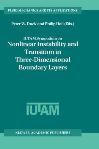 Cover for IUTAM Symposium on Nonlinear Instability and Transition in Three-Dimensional Boundary Layers (Fluid Mechanics and Its Applications)