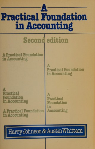 Cover for A practicalfoundation in accounting
