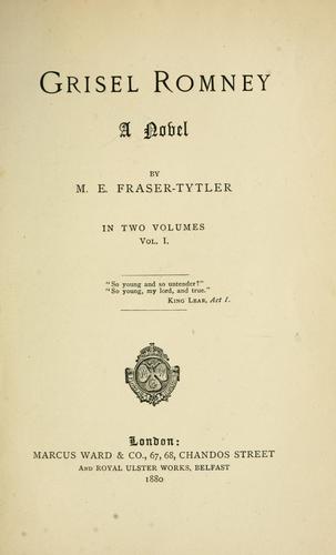 Cover for Grisel Romney