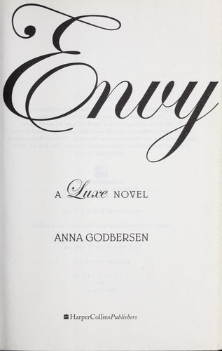 Cover for Envy (Luxe Series, Book 3)