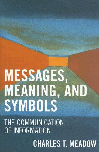Cover for Messages, Meanings and Symbols