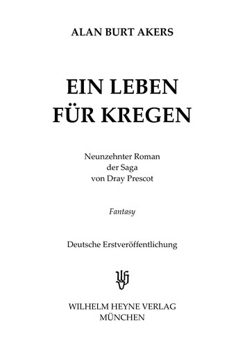 Cover for Ein Leben fur Kregen