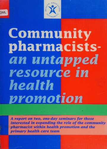 Cover for Community Pharmacists