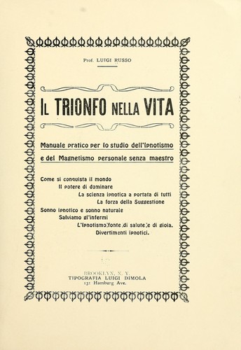 Cover for Il trionfo nella vita