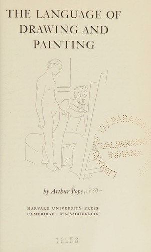 Cover for The language of drawing and painting